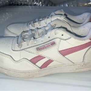 Reebok White and Pink Work Composite toe Shoes / sneakers Womens